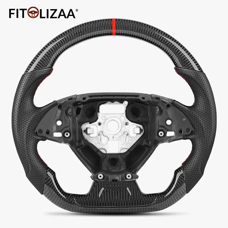 FITOLIZAA Steering Wheel For Corvette C8 2020+ Hydro Dip Carbon