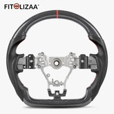 Carbon Fiber Steering Wheel for Subaru WRX STI S4 VAB VAG LEVORG VMG VM4 2015-2022 -1