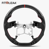 Carbon Fiber Steering Wheel for Toyota Land Cruiser Prado FJ150 2010-2016 Tundra 2014-2022 Tacoma 2014-2023 4runner 2010-2023 Sequoia 2012-2022 -1