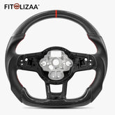 Carbon Fiber Steering Wheel for Volkswagen Golf MK7 MK7.5 GTI R 2013-2020 -1