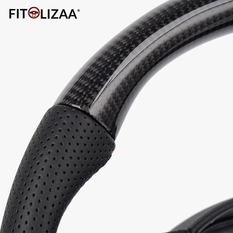 Carbon Fiber Steering Wheel for Audi A4 A5 S4 S5 RS 5 B8.5 2012-2016 -4