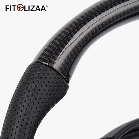 Carbon Fiber Steering Wheel for Audi A4 A5 S4 S5 RS 5 B8.5 2012-2016 -4