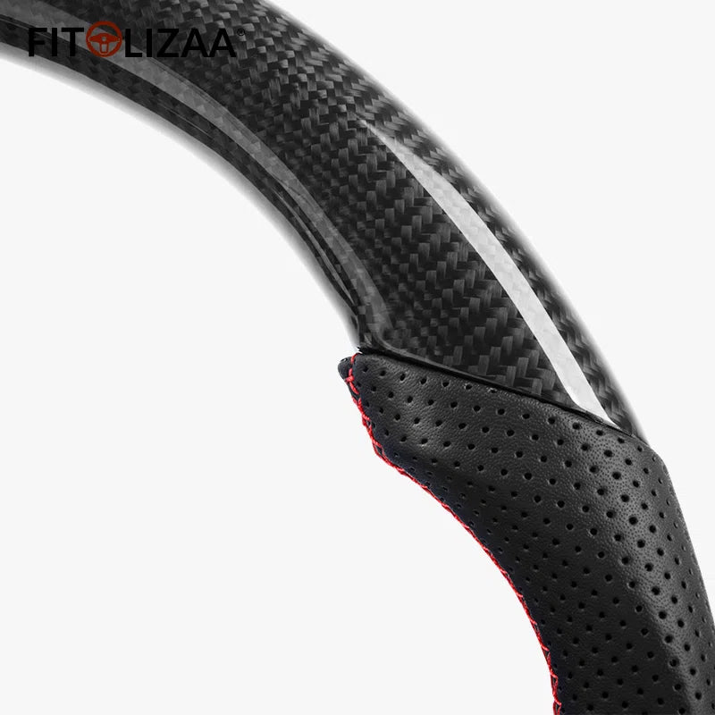 Carbon Fiber Steering Wheel for Chevrolet Corvette C6 2012-2013 -4