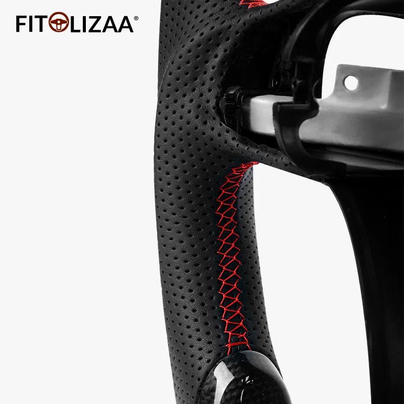 Carbon Fiber Steering Wheel for Chevrolet Corvette C6 2012-2013 -5
