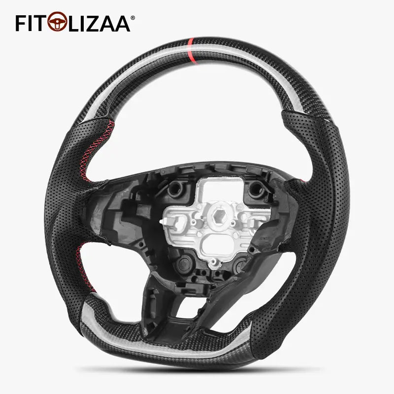 Carbon Fiber Steering Wheel for Ford Focus 2019 Plus -3