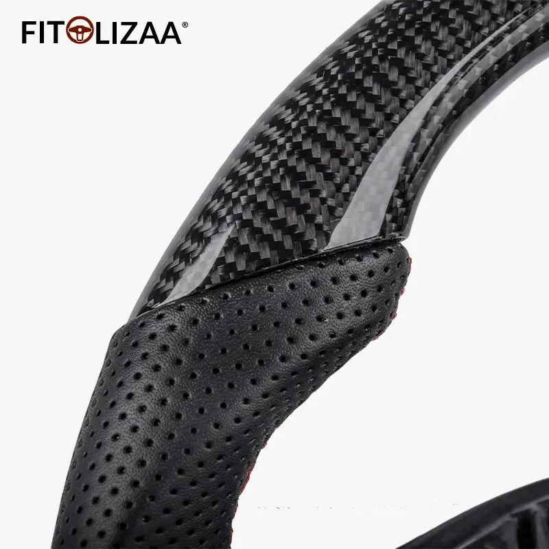 Carbon Fiber Steering Wheel for Ford Focus 2019 Plus -4