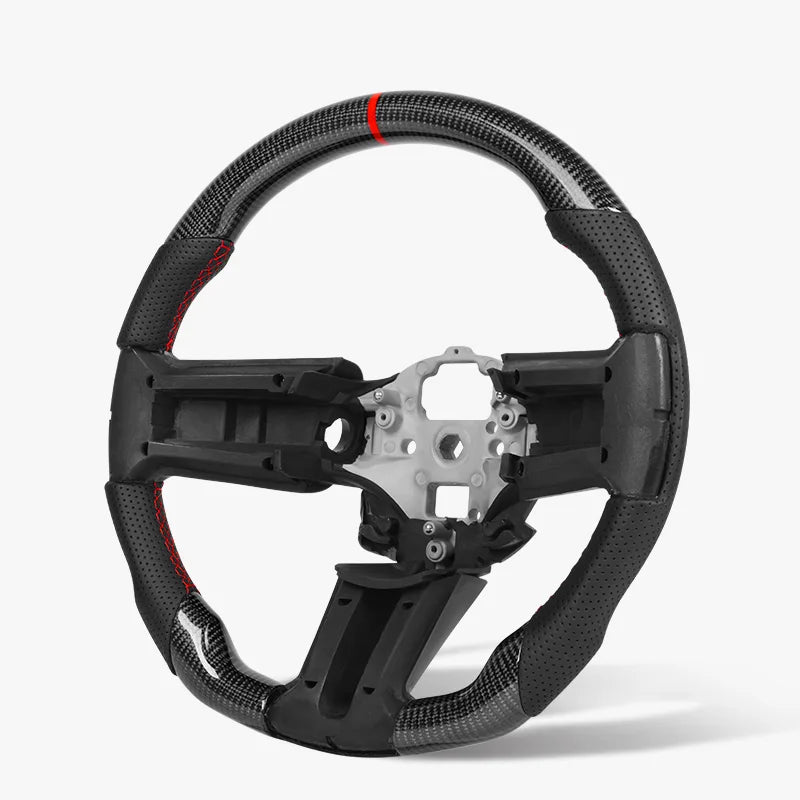 Carbon Fiber Steering Wheel for Ford Mustang 2010-2014 -3