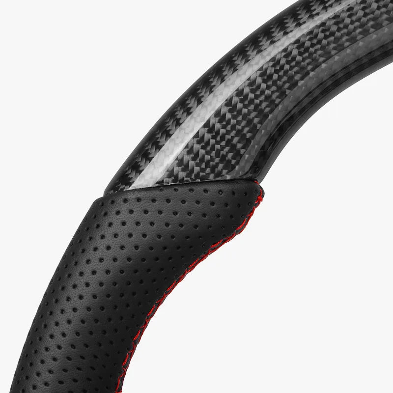 Carbon Fiber Steering Wheel for Ford Mustang 2010-2014 -5