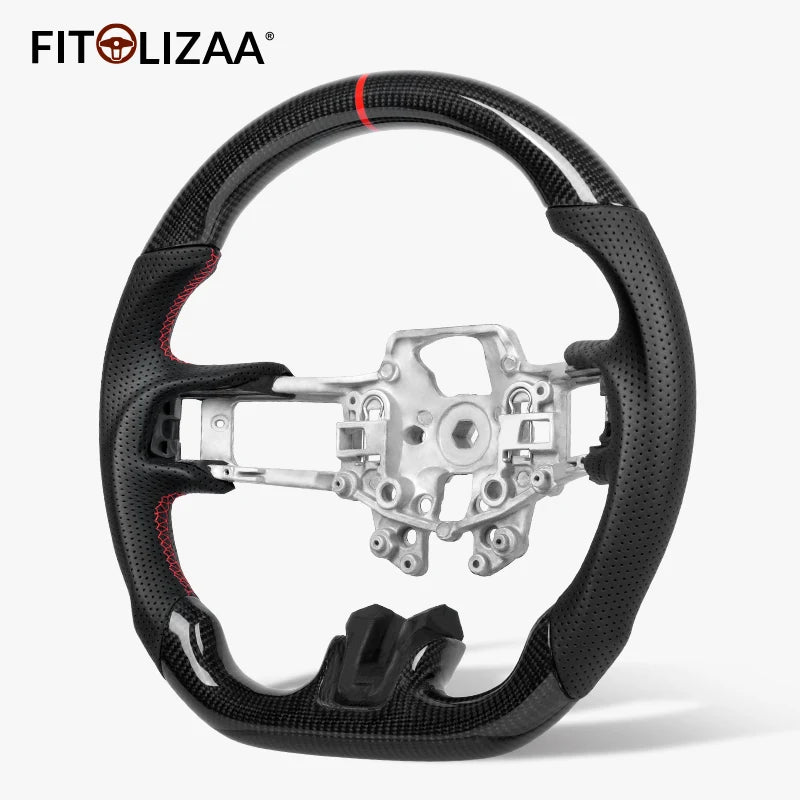 Carbon Fiber Steering Wheel for Ford Mustang 2015-2017 -3