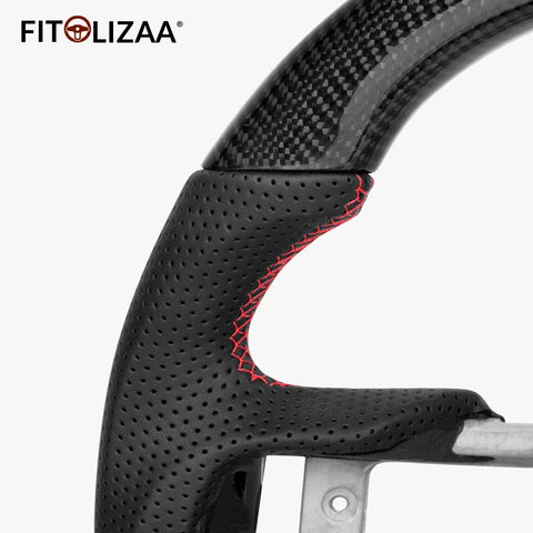 Carbon Fiber Steering Wheel for Ford Mustang 2015-2017 -4