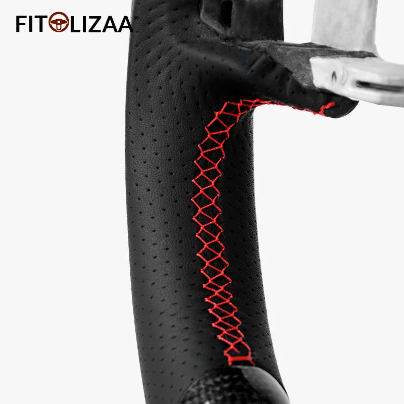 Carbon Fiber Steering Wheel for Ford Mustang 2018-2022 -5