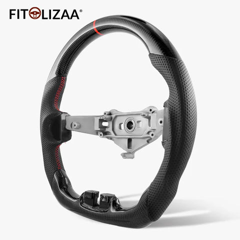 Carbon Fiber Steering Wheel For Jeep Wrangler JK/JKU Rubicon 2011-2017 Grand Cherokee 2011-2013 -3