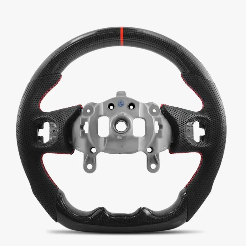 Carbon Fiber Steering Wheel for Jeep Wrangler JL JLU JT Gladiator 2018 Plus -2