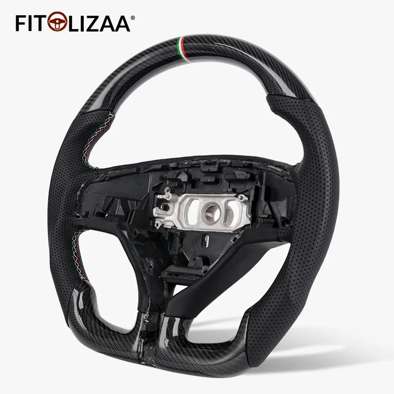 Carbon Fiber Steering Wheel Wheel For Maserati Levante 2016-2024 Quattroporte 2013-2024 Ghibli 2014-2024 -3