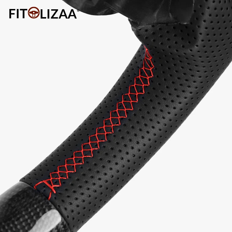 Carbon Fiber Steering Wheel for Mazda MX-5 2015-2024 Fiat 124 Spider 2016-2024 -4