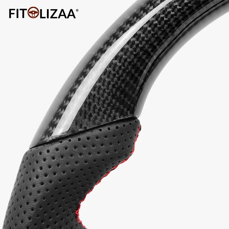 Carbon Fiber Steering Wheel for Toyota Camry Corolla RAV4 2018 Plus -5