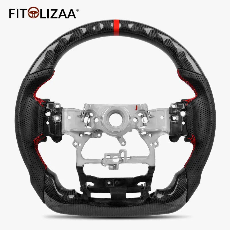 Carbon Fiber Steering Wheel for Toyota Land Cruiser Prado FJ250 2023 Plus -2