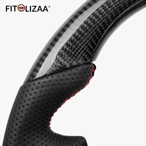 Carbon Fiber Steering Wheel for Toyota Land Cruiser Prado FJ250 2023 Plus -4