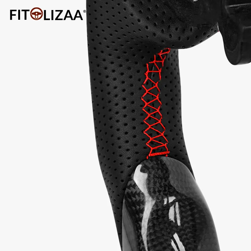 Carbon Fiber Steering Wheel for Toyota Land Cruiser Prado FJ250 2023 Plus -5