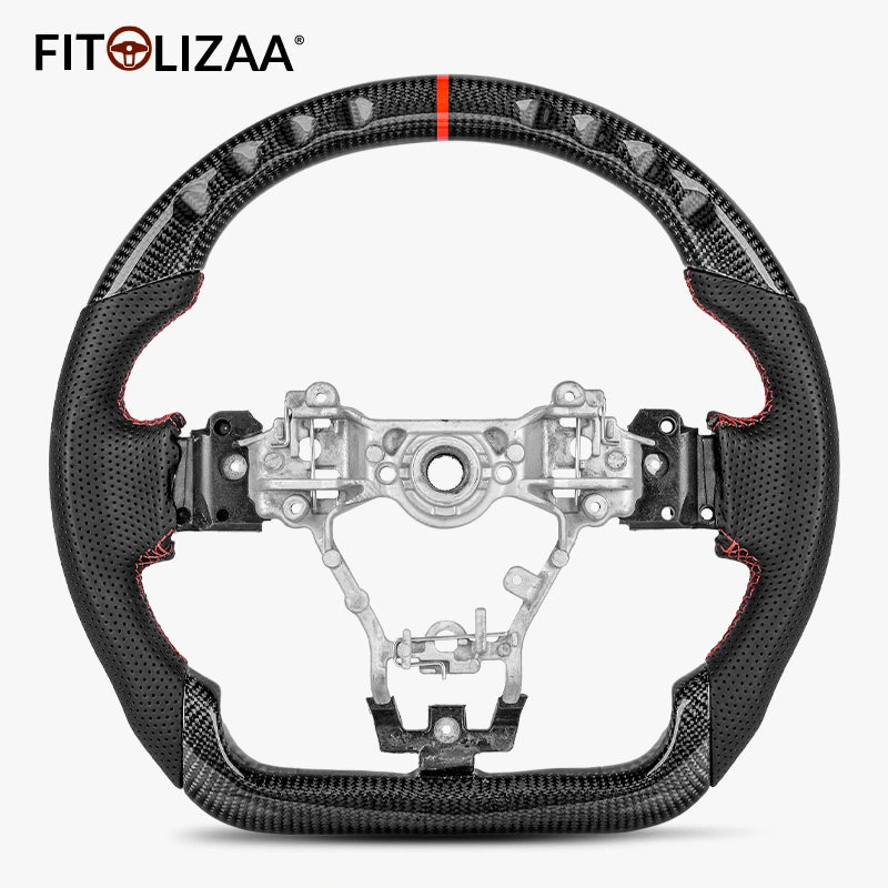 Carbon Fiber Steering Wheel for Subaru WRX STI S4 VAB VAG LEVORG VMG VM4 2015-2022 -2